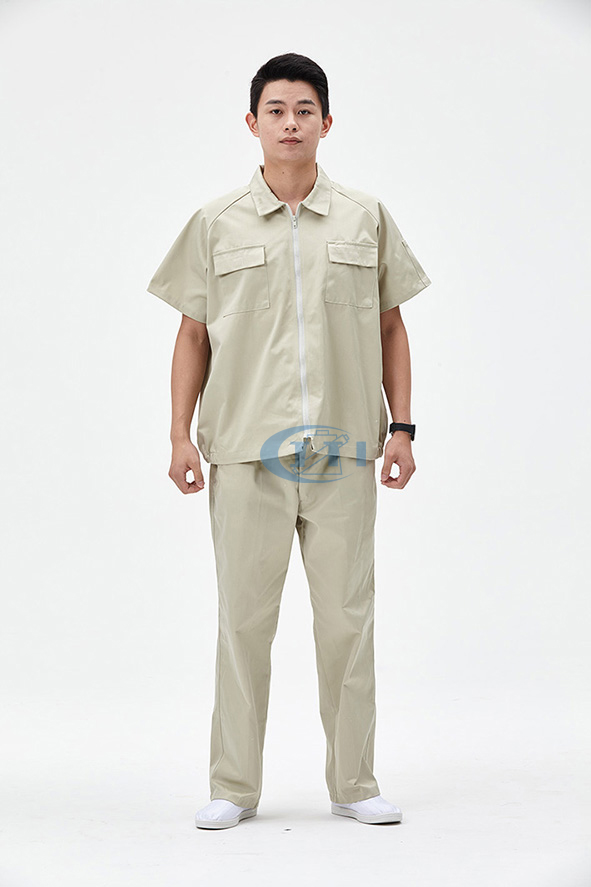 防静电工作服套装 GA03003 (短袖)-3