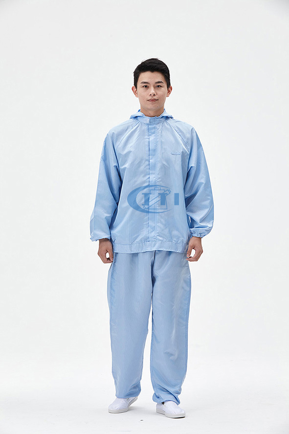 防静电工作服套装 GA0X09A (长袖、带帽)-1