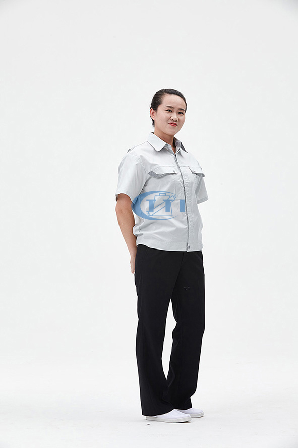防静电工作服套装 GA0X11A (短袖)-4