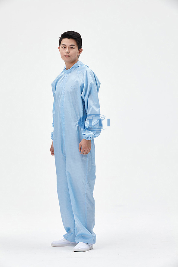 防静电连体服 GA01128 (带帽)-4