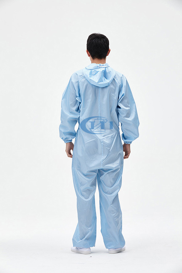 防静电连体服 GA01128 (带帽)-3