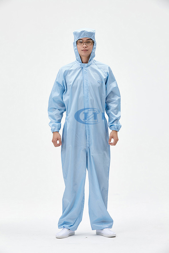 防静电连体服 GA01128 (带帽)-1