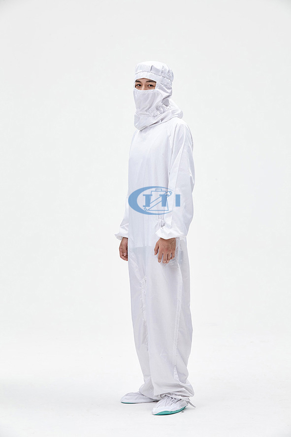 防静电连体服 GA0107A (带帽)-4
