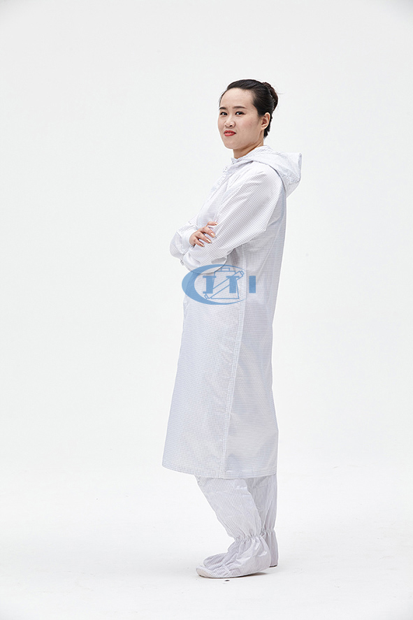 防静电大褂 GA0204A (带帽)-3