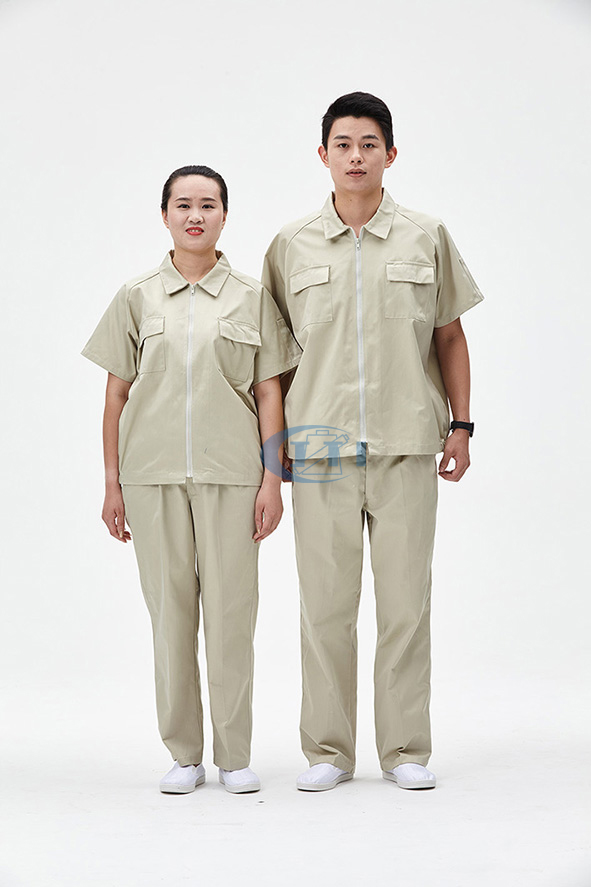 防静电工作服套装 GA03003 （短袖）