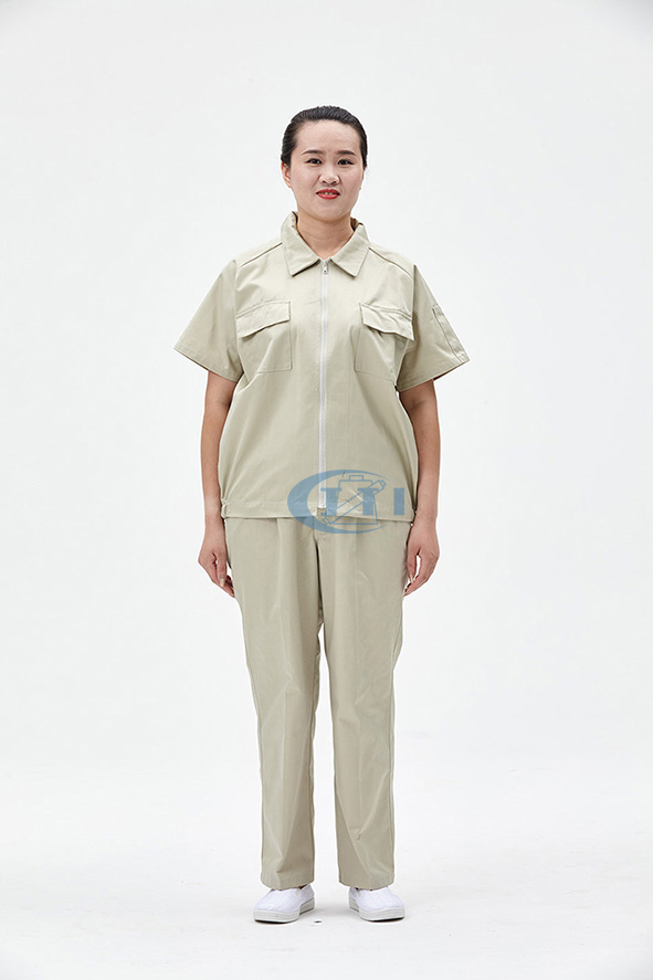 防静电工作服套装 GA03003 （短袖）